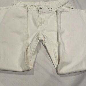 Women’s Vintage Ralph Lauren Polo White Cropped Saturday Jean